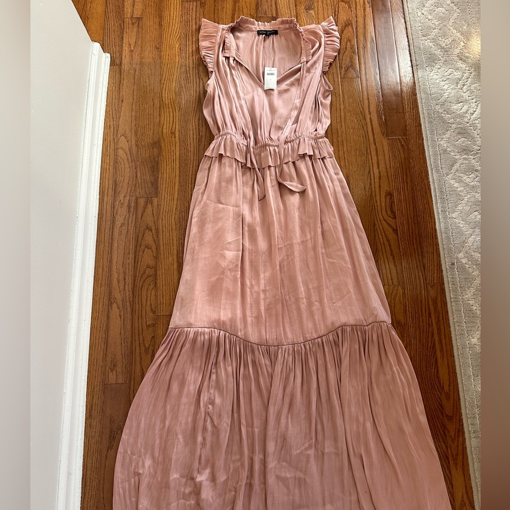 NWT Banana Republic Satin Maxi Dress